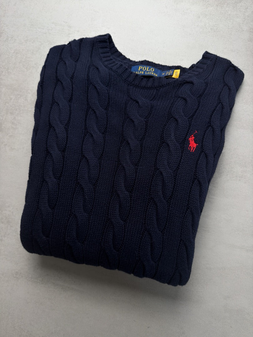Pull Ralph Lauren Homme M nouvelle collection Torsadé en maille M51