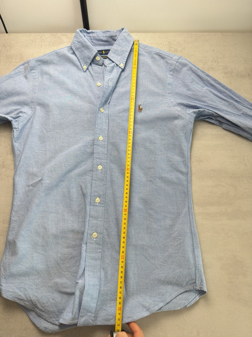 Chemise homme slim fit oxford bleu clair Ralph Lauren Slim Fit Stretch Oxford bleu clair M307