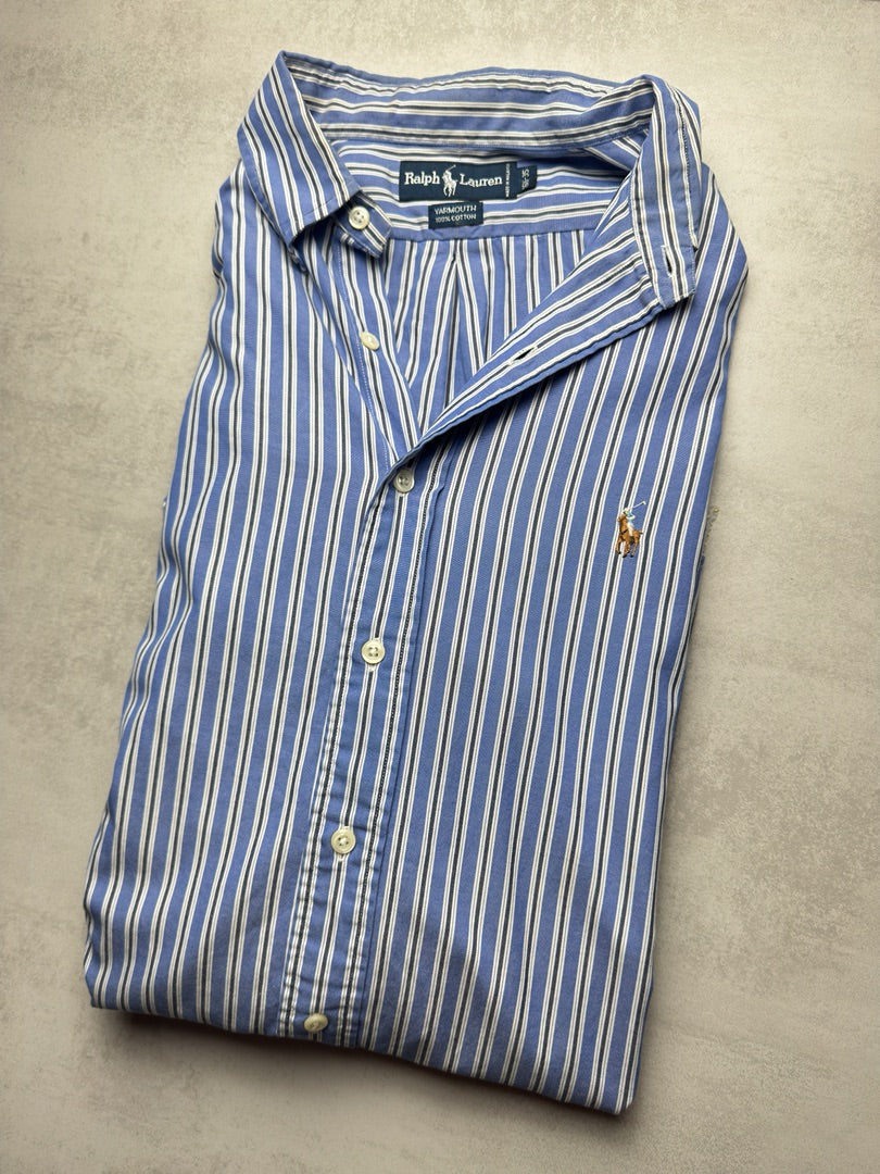 Chemise à rayures bleu homme Xl rayée Ralph Lauren homme premium S317