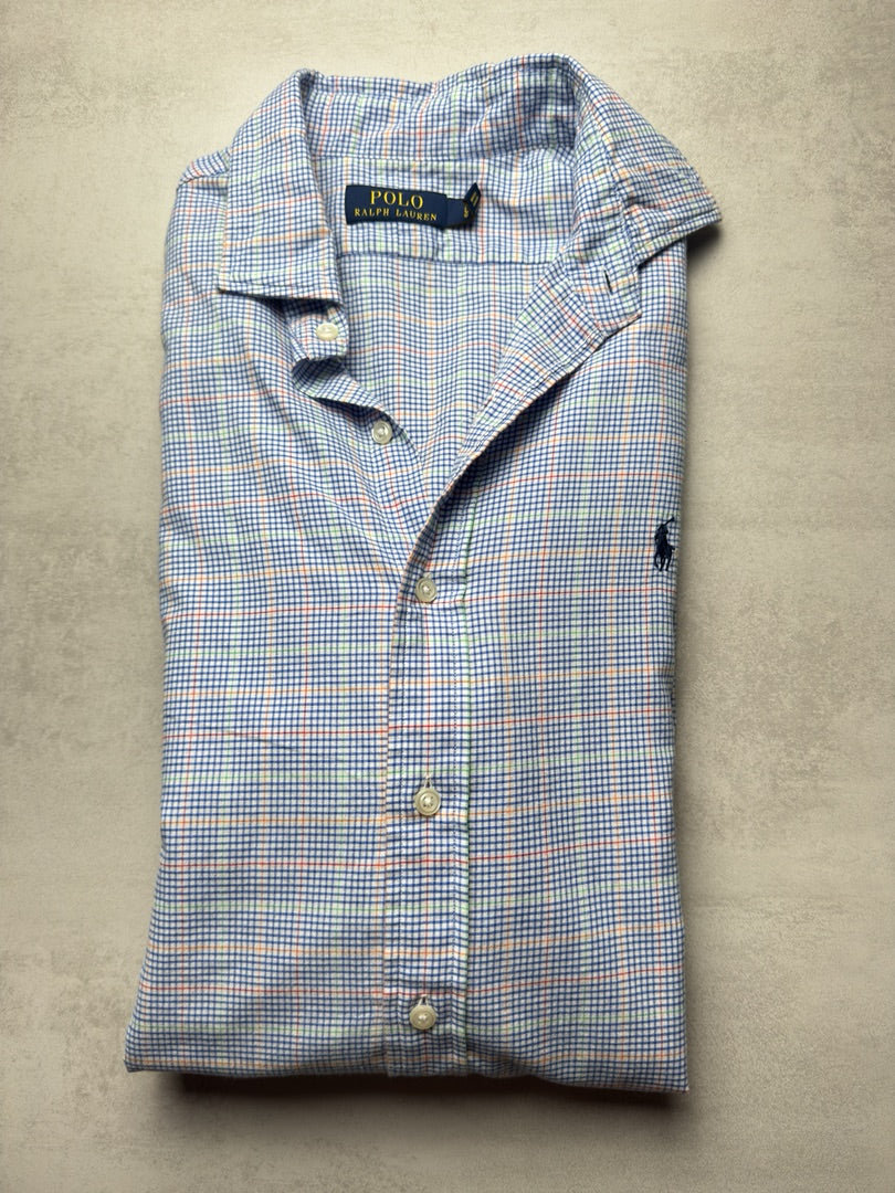 Chemise à carreaux bleu homme L Polo Ralph Lauren homme premium S319