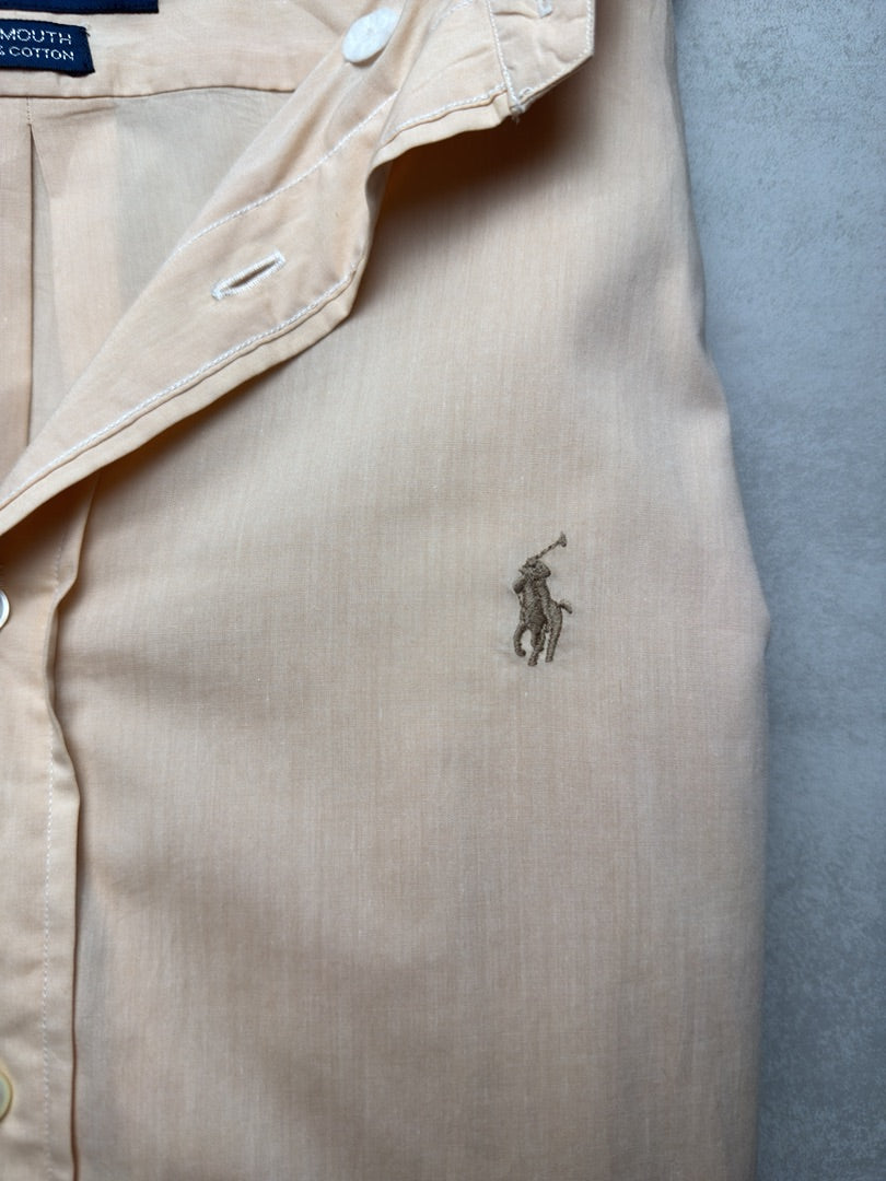 Chemise xl orange classique beige Ralph Lauren homme S325