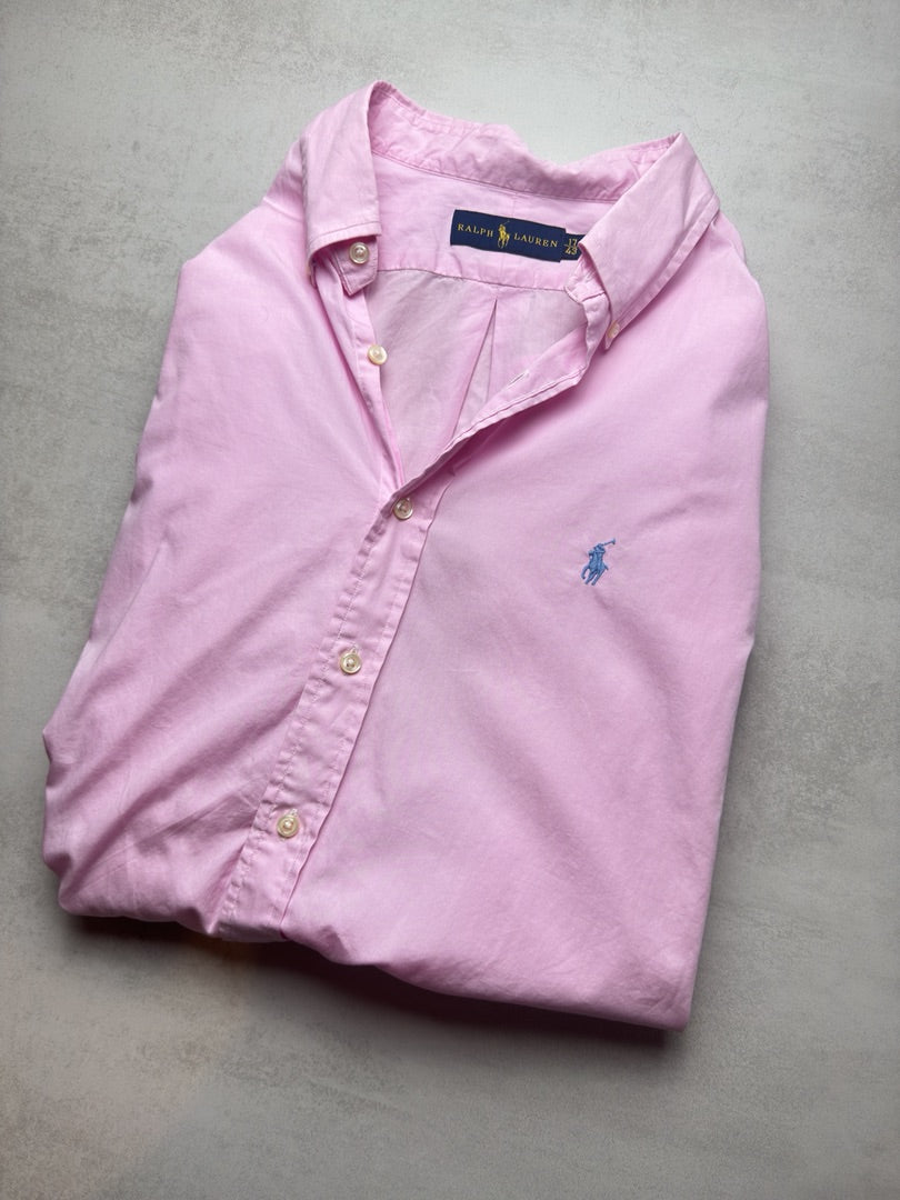 Chemise homme xxl rose clair classique en coton Ralph Lauren rose pour homme S343