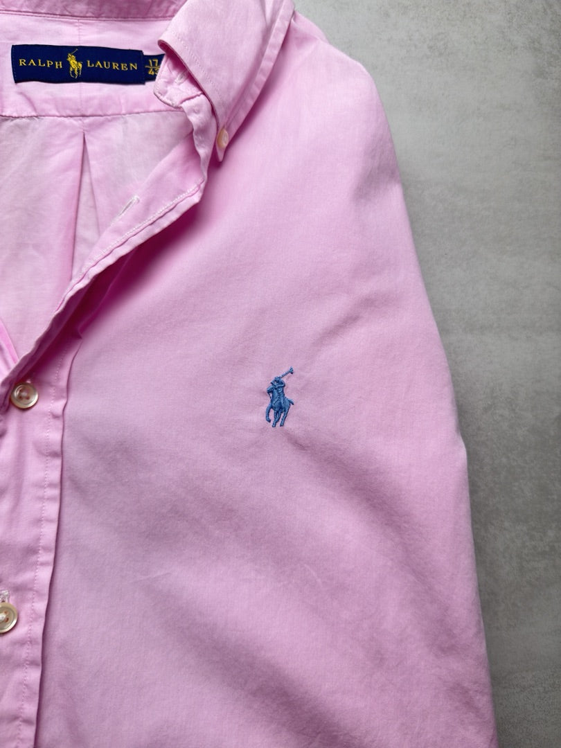 Chemise homme xxl rose clair classique en coton Ralph Lauren rose pour homme S343