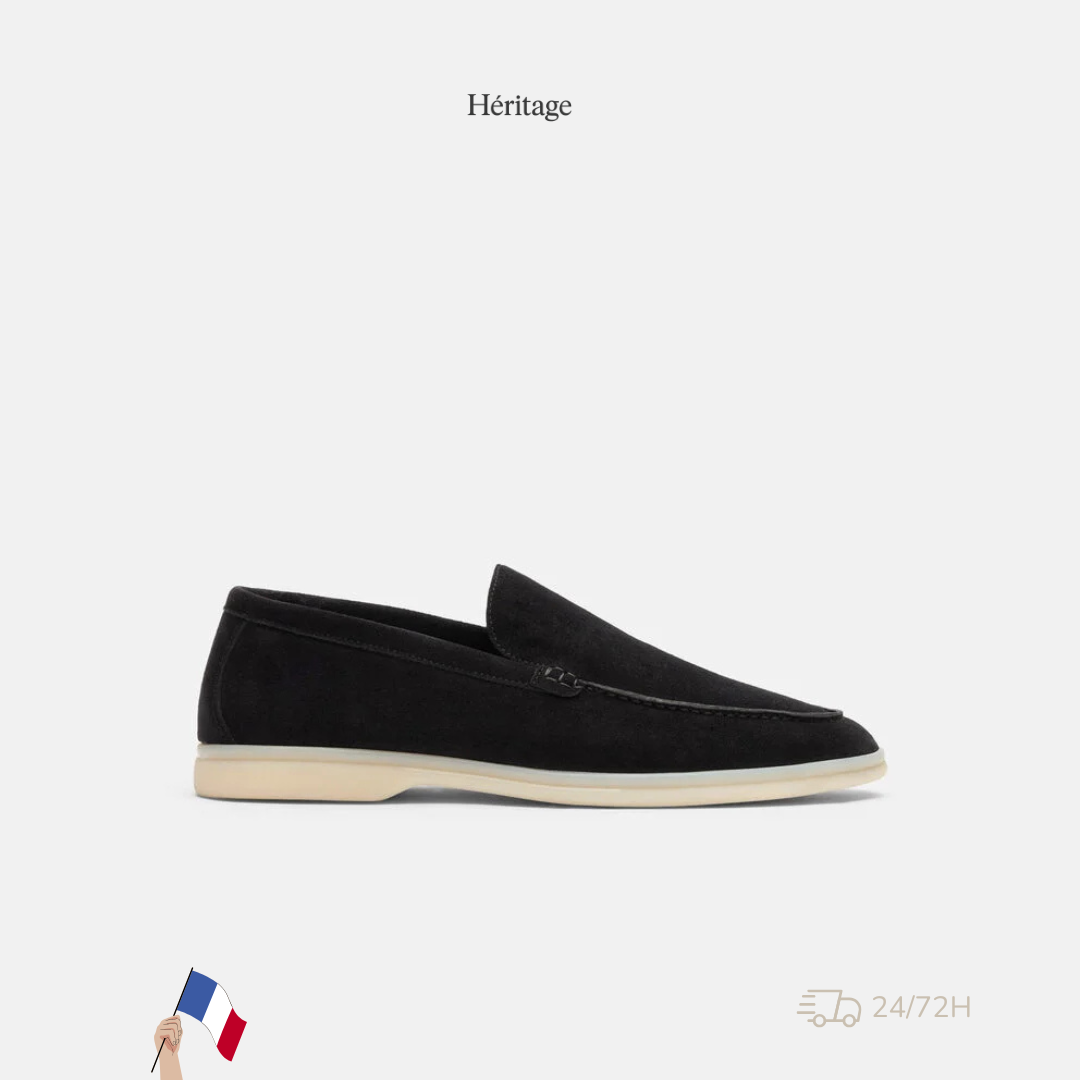 Héritage Yacht Loafer Black