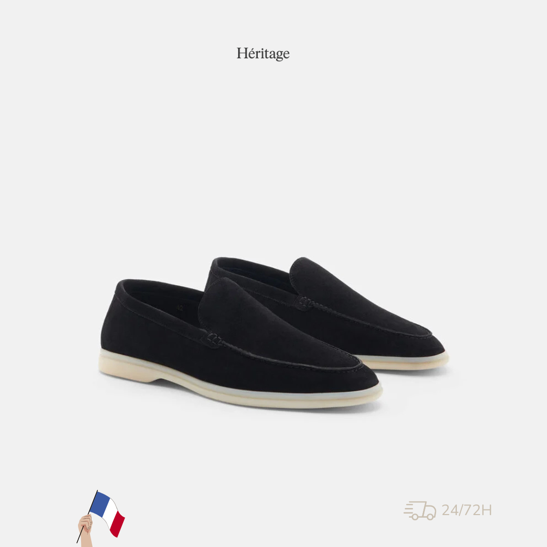 Héritage Yacht Loafer Black