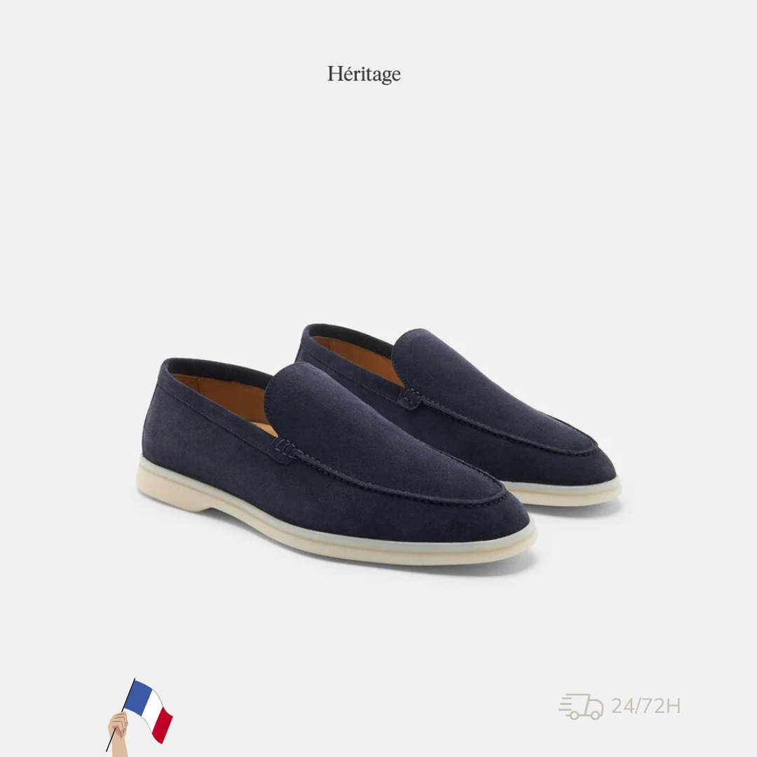 Héritage Yacht Loafer Navy Blue