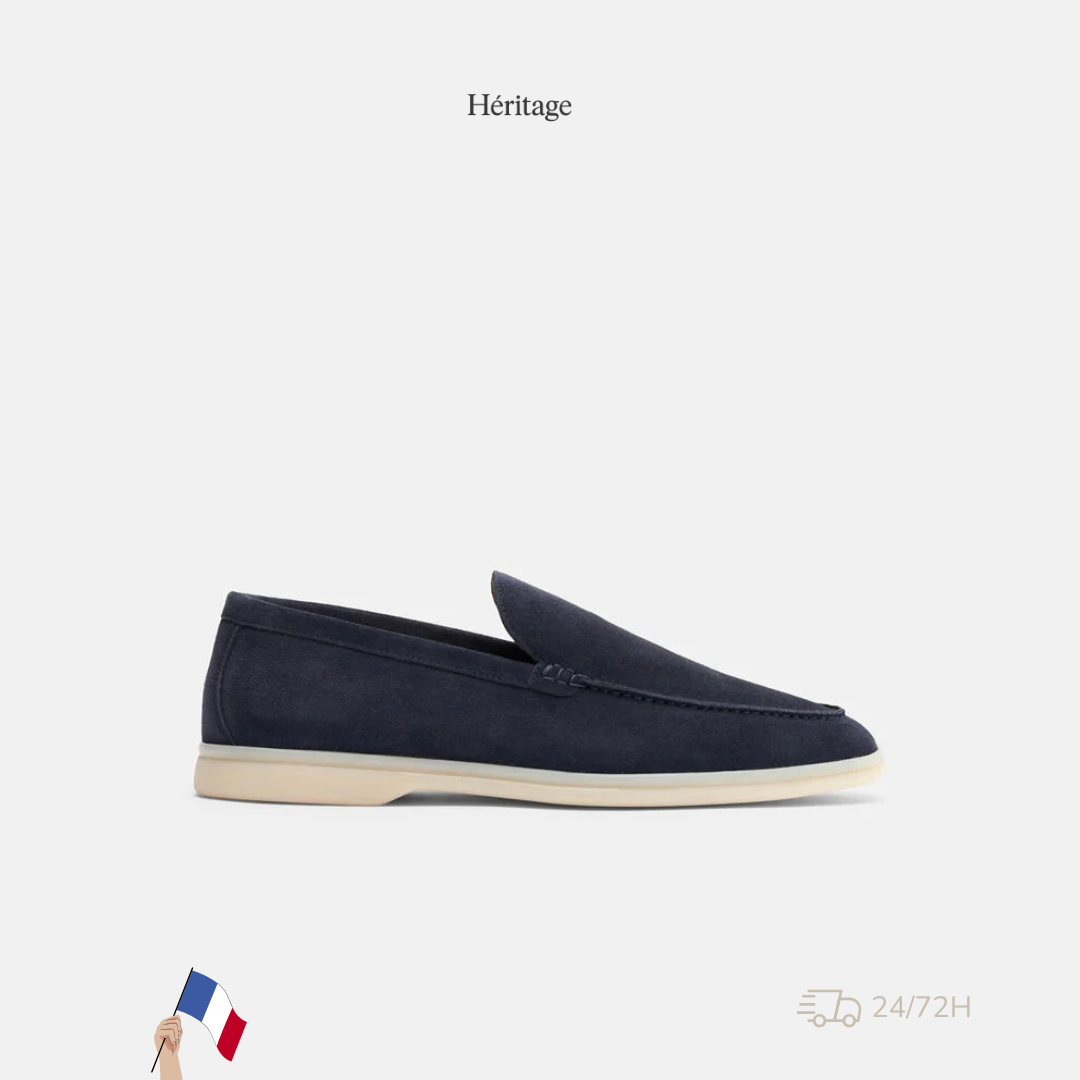 Héritage Yacht Loafer Navy Blue
